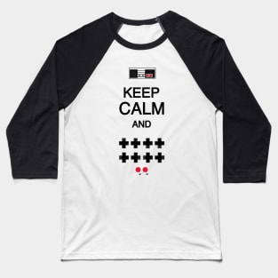 Keep Calm Konami Code Baseball T-Shirt